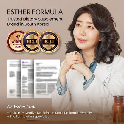 ESTHER FORMULA Liposomal Glutathione Strips 284mg×90 – Enhanced Absorption, Antioxidant Support, Made in USA
