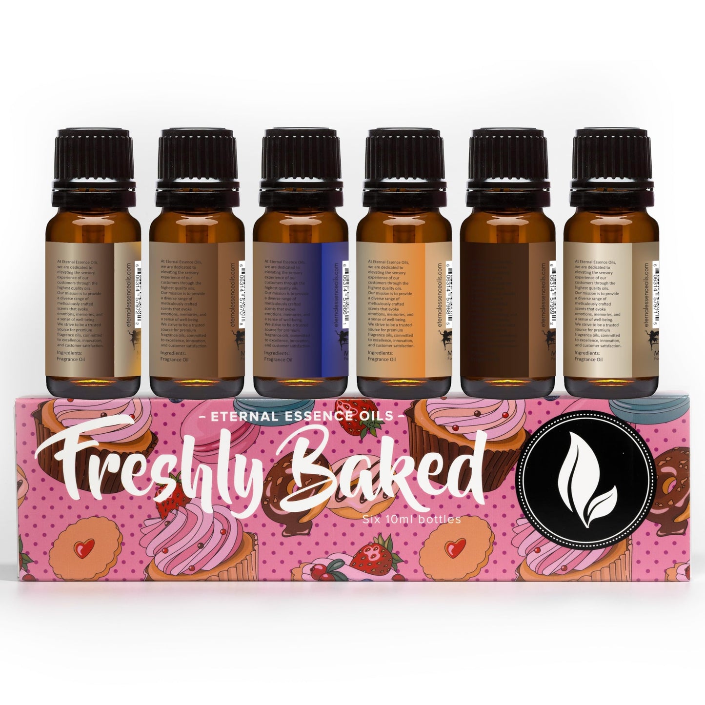 Eternal Essence Oils: Freshly Baked Set of 6 Premium Fragrance Oils (10ml)