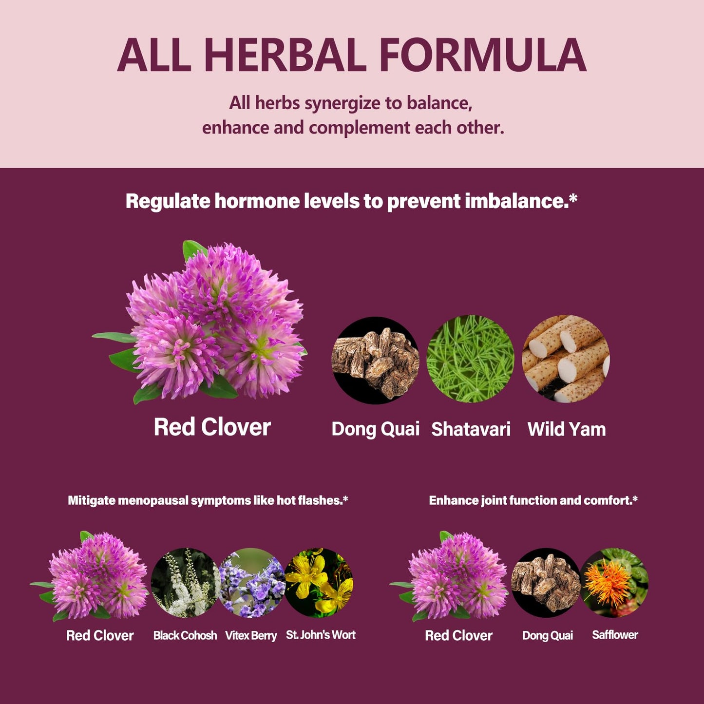 Eubrition Red Clover Drops – Women's Health Balance & 8-in-1 Menopause Support (Alcohol-Free, 2oz)