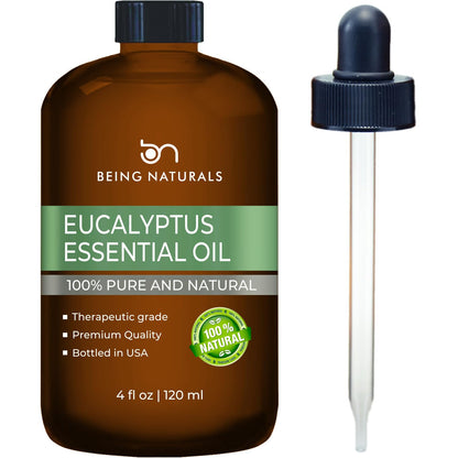 Eucalyptus Essential Oil - 4 fl oz | 100% Pure & Natural with Glass Dropper – Premium Eucalyptus Oil