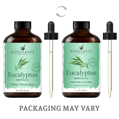 Handcraft Blends Eucalyptus Essential Oil - 4 Fl Oz - Pure & Natural