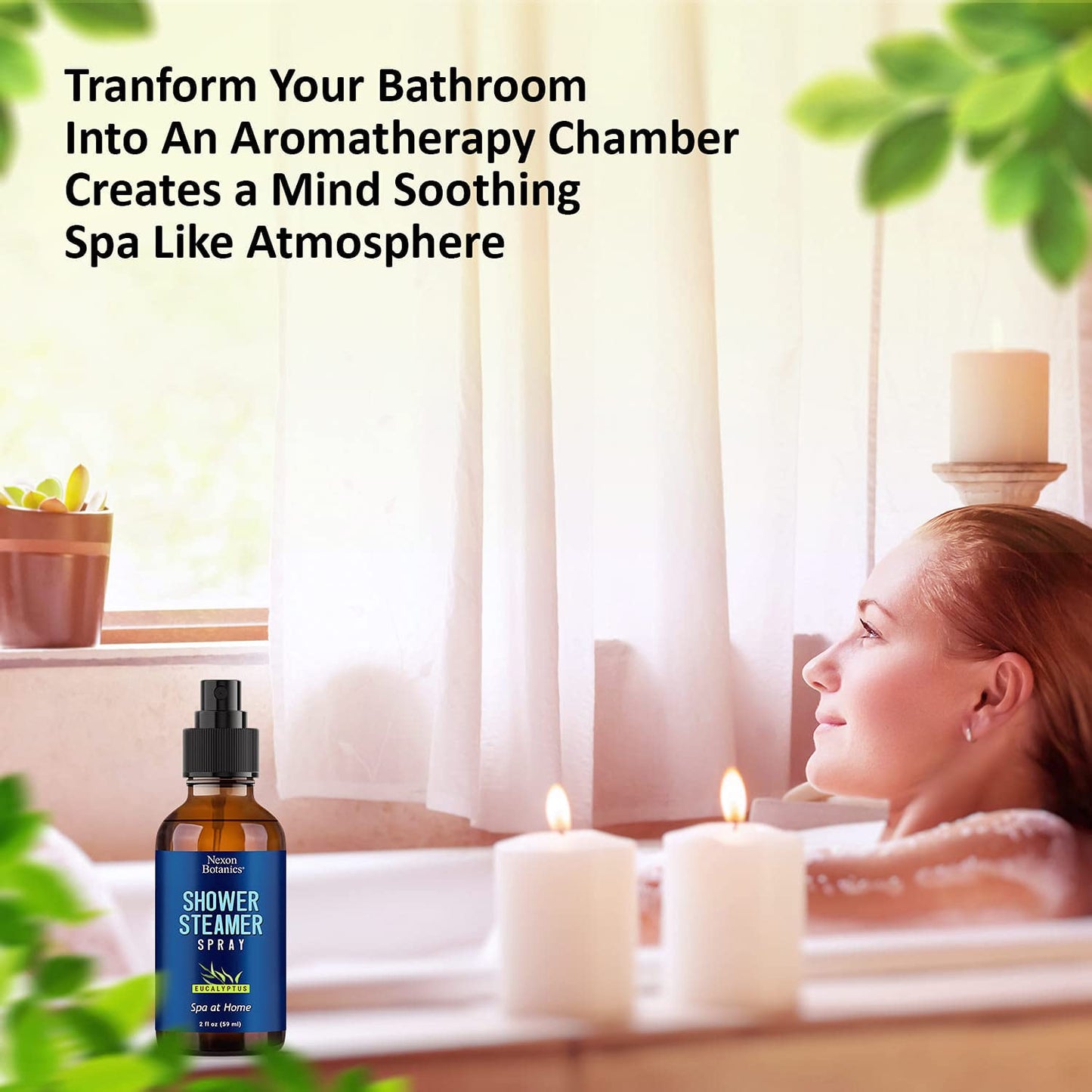 Eucalyptus Shower Steamer Spray – Nexon Botanics Aromatherapy Mist (2 fl oz)