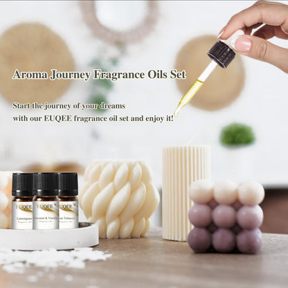 EUQEE 12pcs Fragrance Oils Gift Set – Premium Essential Oils for Diffuser & DIY