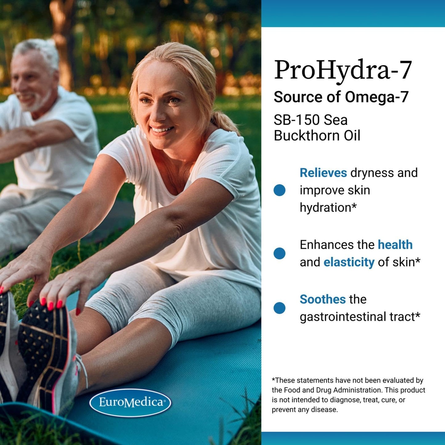 EuroMedica ProHydra-7 – Skin Health Dietary Supplement (60 Softgels)