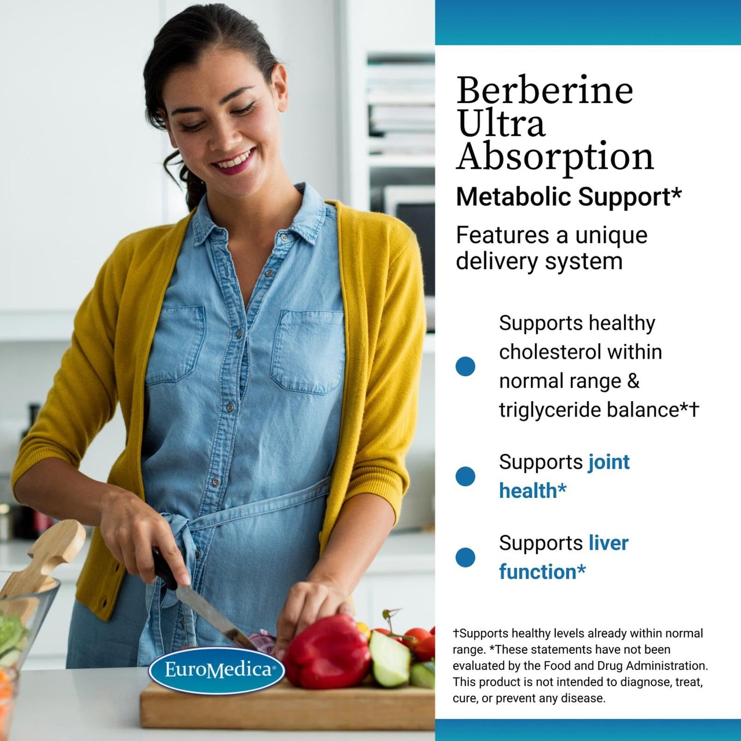 EuroMedica Ultra Absorption – Brain & Liver Health Support, 60 Vegan Capsules