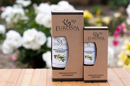 EuroSpa Aromatics Pure Eucalyptus ShowerMist & Steam Room Spray – 8oz, 2 Pack
