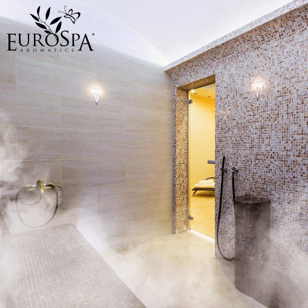 EuroSpa Aromatics Pure Eucalyptus Oil ShowerMist & Steam Room Spray – All-Natural 8oz