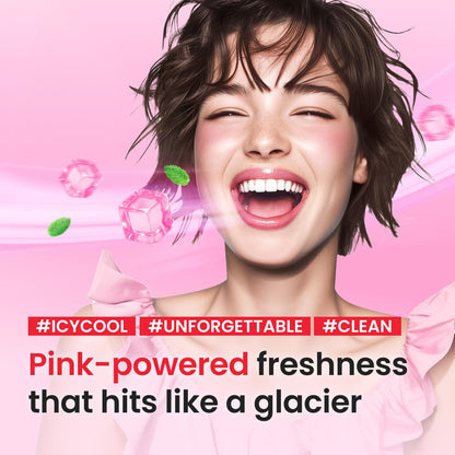EUTHYMOL Original Pink Toothpaste – Fluoride-Free, 3.7 fl oz x2 Pack (Wintergreen Freshness)