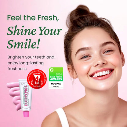 EUTHYMOL Whitening Toothpaste (3.7oz) – Stain Removal in 2 Weeks, Fresh Breath & Cavity Protection