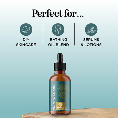 Pure Evening Primrose Oil - Cold-Pressed Skin & Hair Care