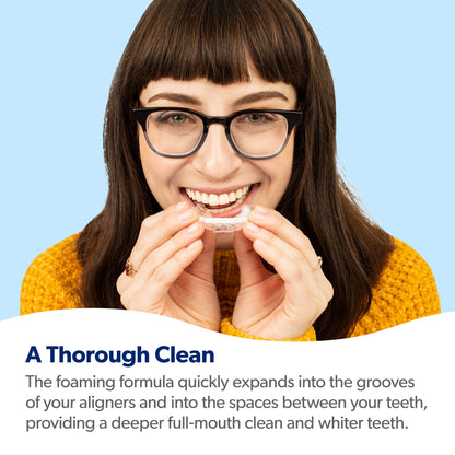 EverSmile AlignerFresh Original Clean Foam – Cleaner for Invisalign & All Clear Aligners (50ml, 4 Pack)