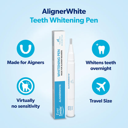 EverSmile AlignerWhite Travel Size Teeth Whitening Pen (2ml) for Aligners