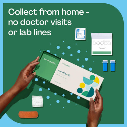 Everlywell Food Sensitivity Comprehensive Test - Learn How Your Body Responds to 204 Foods - At-Home Collection Kit - CLIA-Certified Labs - Ages 18 Plus