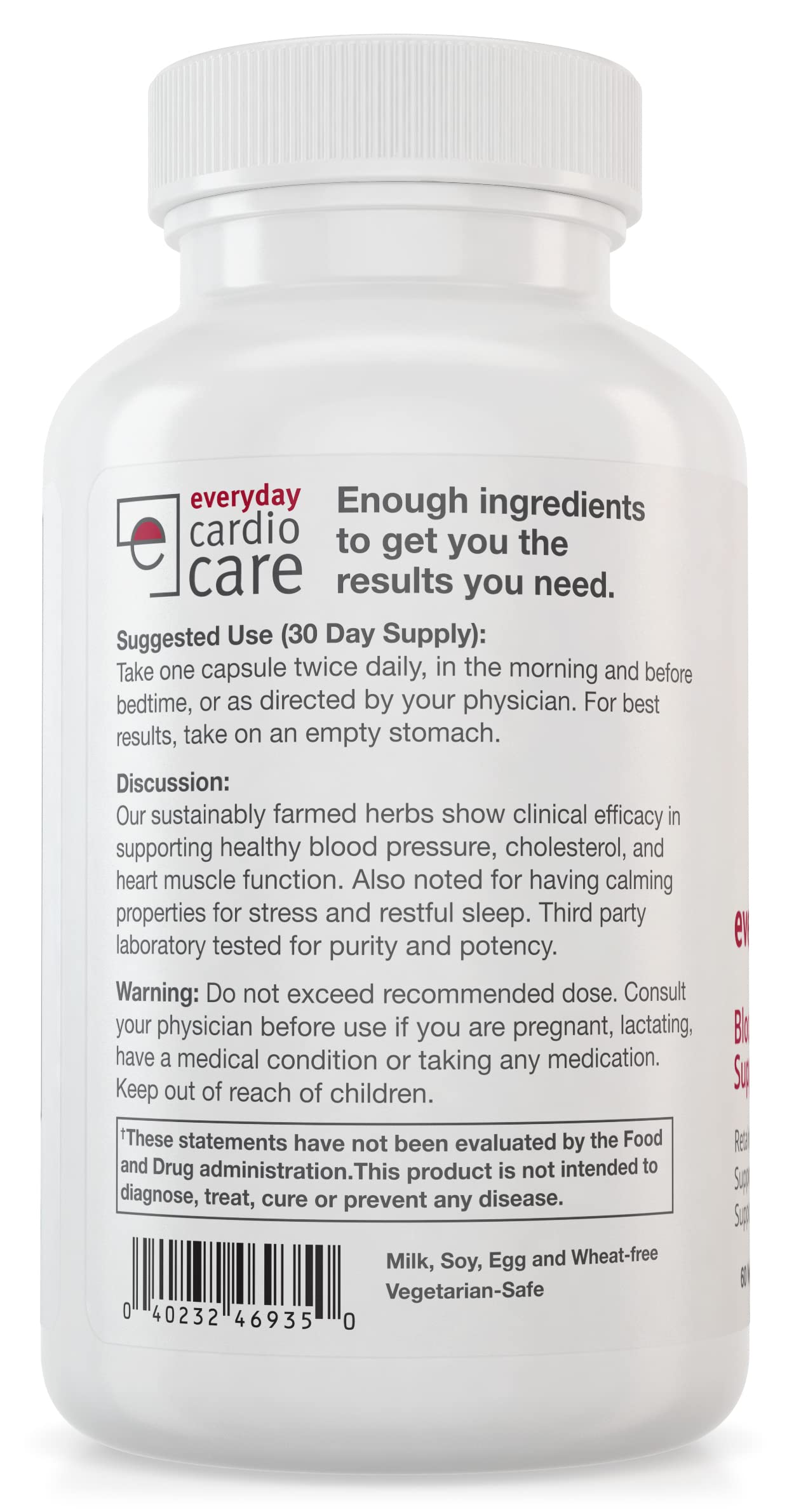 Everyday Blood Pressure Support - Hawthorn Berry & Magnesium