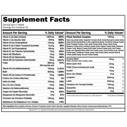 EVL Advanced Daily Multivitamin for Men | VitaMode Active & Lycopene