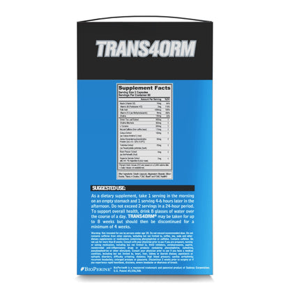 EVL Weight Loss Support Stack — Trans4orm Thermogenic Fat Burner & LeanMode Non-Stimulant
