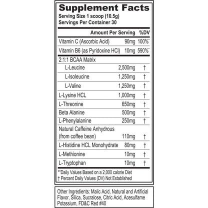 Evlution Nutrition EAA Energy - Pre & Post Workout Powder | 30 Servings | Watermelon Splash