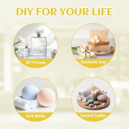 EVOKE OCCU Vanilla Essential Oil for Relaxation in the Home Office & Living Room - Diffuser, Candle, Soap - 4 Fl Oz