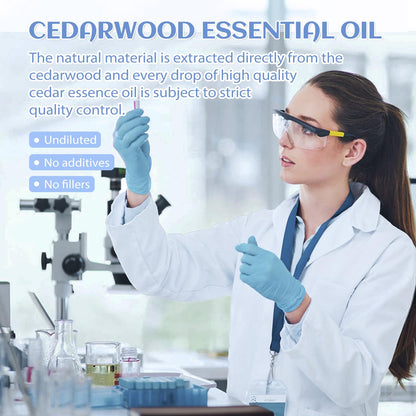 EVOKE OCCU Cedarwood Essential Oil – 4 Oz for Air Freshening, Hair Care & DIY Diffuser
