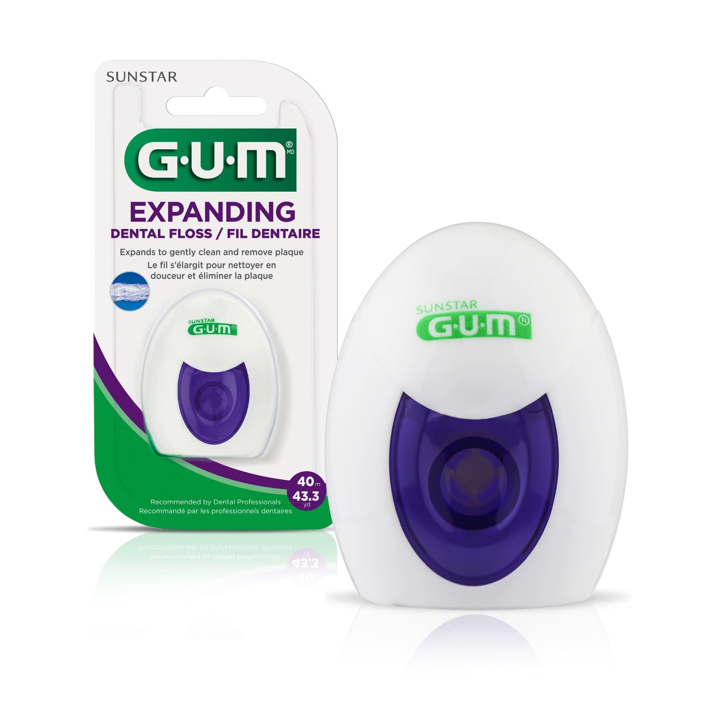 Expanding Waxed Floss for Tight Teeth - Unflavored