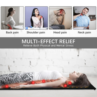 Extra Long Yoga Acupressure Mat Set – Large Magnetic Mat & Pillow (Gold)