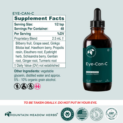 Eye-Can-C 4oz by Mountain Meadow Herbs – Liquid Vision Support