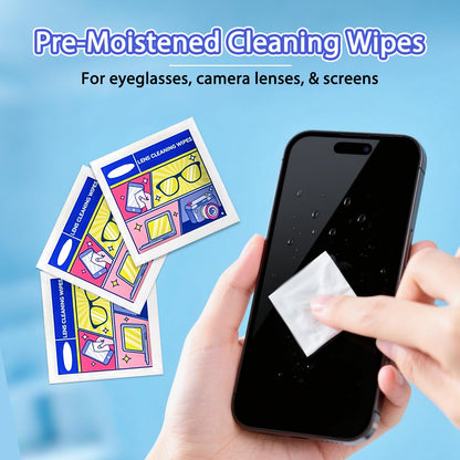 Eye Glasses Cleaner Wipes - Lens Wipes for Glasses & Screens (300 PCS) - Individually Wrapped