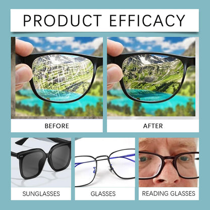 2PCS Eyeglass Scratch Remover – Lens Scratch Repair for Eyeglasses