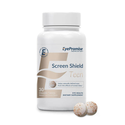 EyePromise Screen Shield Teen Eye Vitamin – 30-Count Chewable for Kids