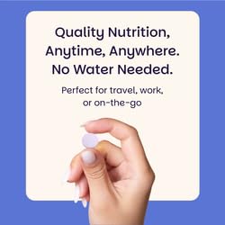 EZ Melts Multivitamin + Iron – Daily Dissolvable Vitamin for Women & Men, Vegan & Non-GMO, Tropical Cherry, 120 Tablets