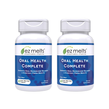 EZ Melts Oral Health Complete - Probiotic for Gum Health (2 Pack)