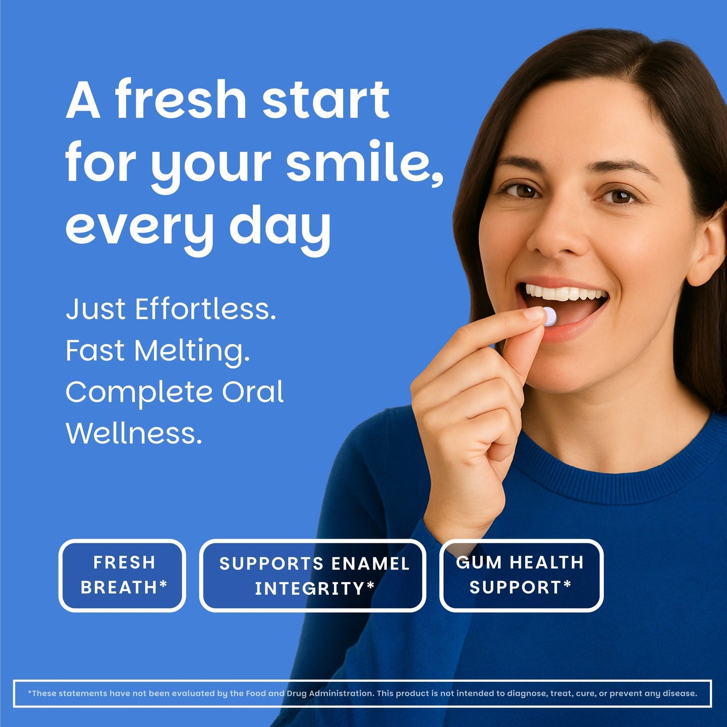 EZ Melts Oral Health Complete - Probiotic for Gum Health (2 Pack)