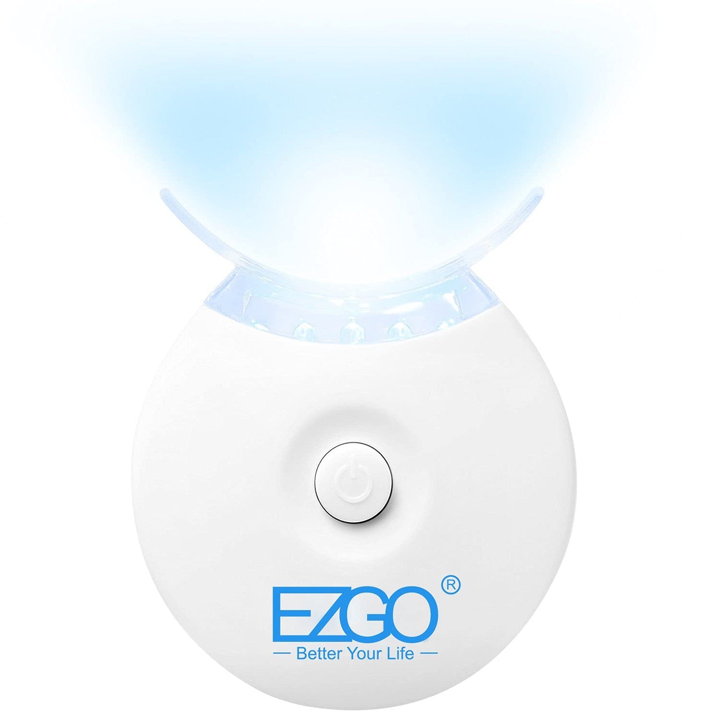 EZGO Teeth Whitening LED Accelerator Lights – 5 LED Bulbs, Faster Whitening with Gel, Trays or Strips