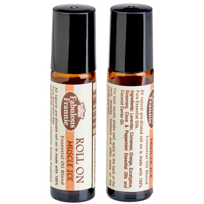 Fabulous Frannie Muscle Ice Roll-On – 10ml Pre-Diluted Essential Oils