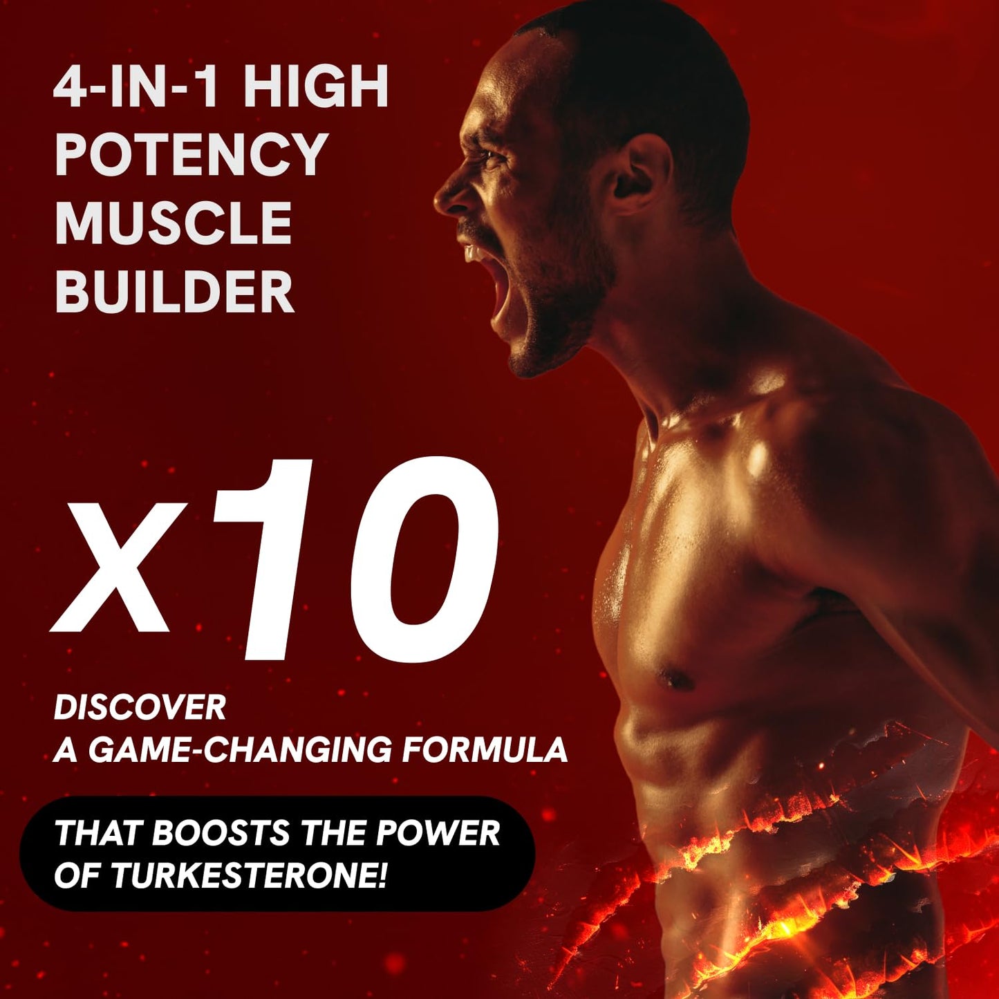 PureNutra Turkesterone for Men | Organic Turkesterone + Fadogia Agrestis | 120 Vegan Capsules (2 Packs)