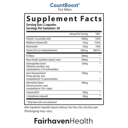 Fairhaven Health FertilAid for Men, MotilityBoost, and CountBoost Combo | Men’s Fertility Supplements