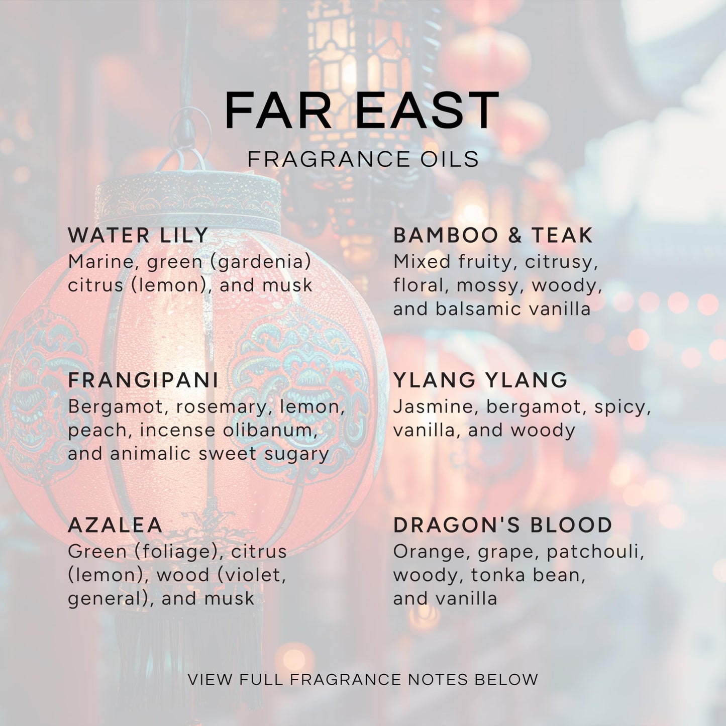 Eternal Essence Oils Far East Set – 6 Premium Fragrance Oils (10ml each)