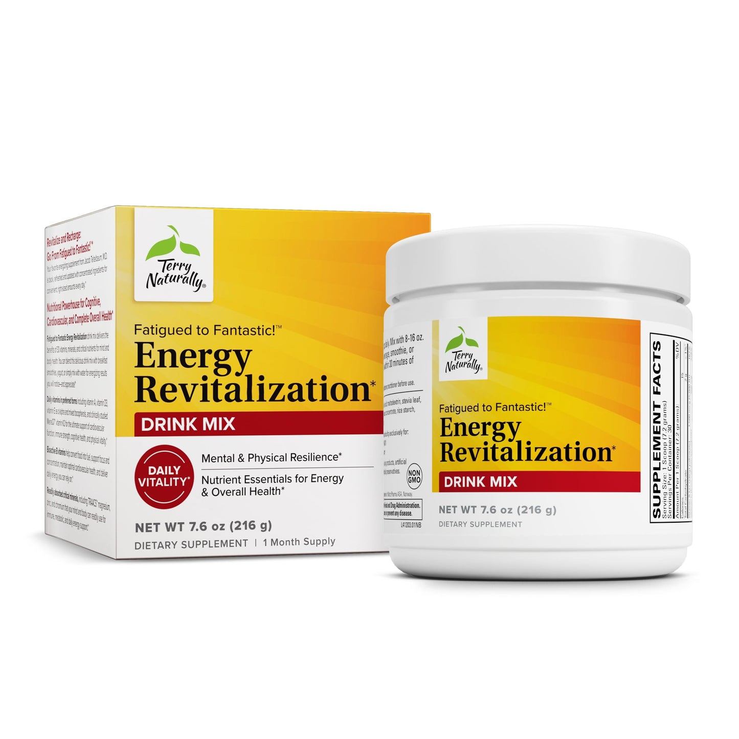 Fatigued to Fantastic Energy Revitalization Drink Mix – Terry Naturally