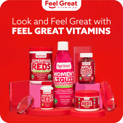 Feel Great Organic Superfood Reds Powder – Beet Root & Digestive Support