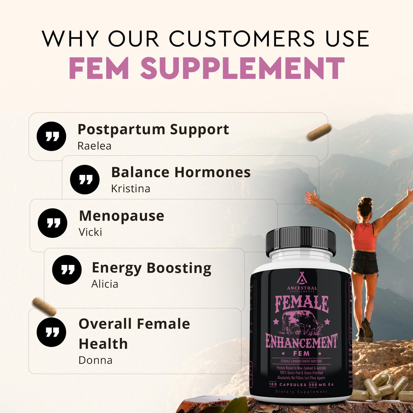 Beef Organ Supplement for Women – Hormone Balance, Energy & Wellness