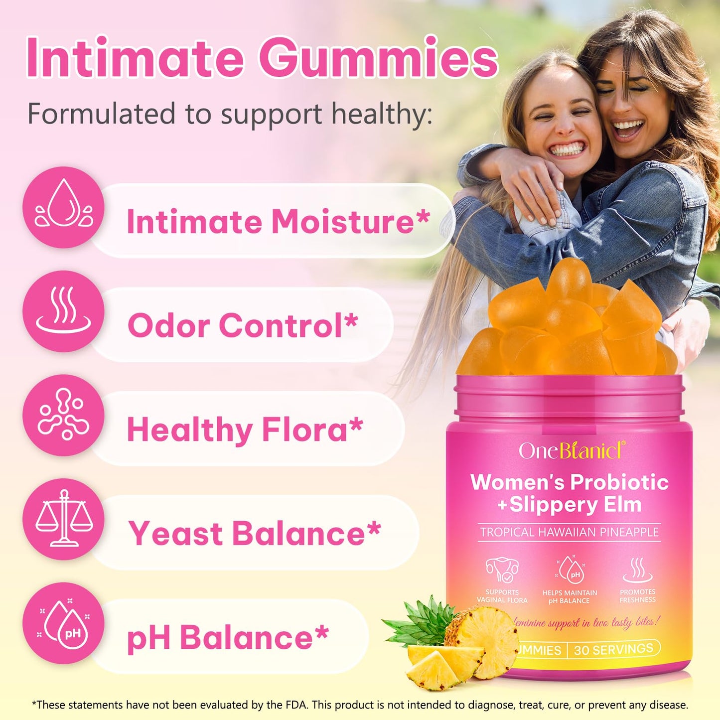 Feminine Probiotic Gummies for Women | Vaginal Health & pH Balance