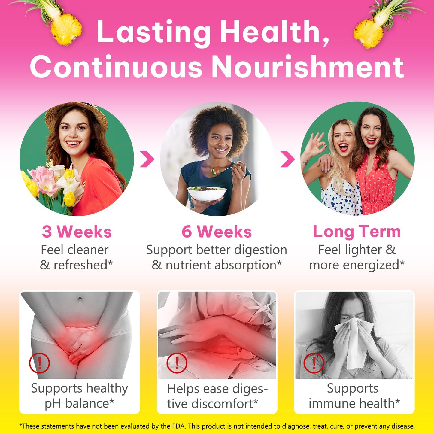 Feminine Probiotic Gummies for Women | Vaginal Health & pH Balance