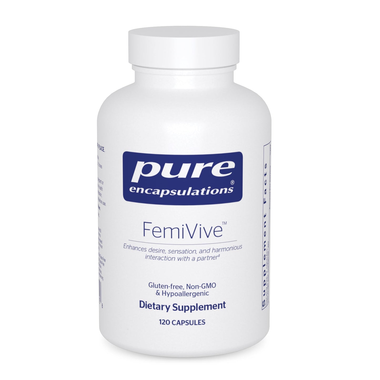 Pure Encapsulations FemiVive™ – 120 Capsules – Enhances Desire & Sensation