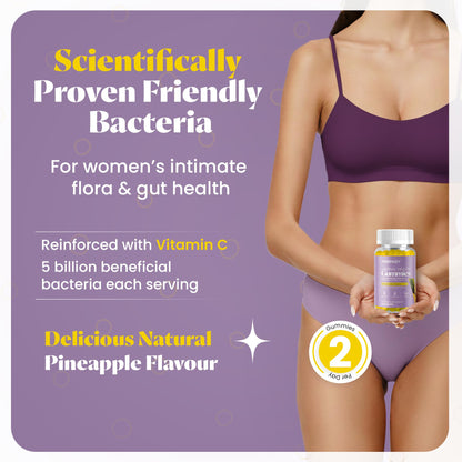 FEMMZY Vaginal Probiotic Gummies for BV, Odor & pH Balance