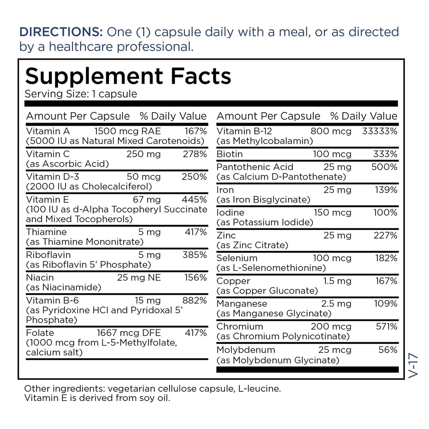 Metabolic Maintenance FemOne – Women's Multivitamin with Iron, Folate, B12, Vitamin D & Biotin (90 Capsules)