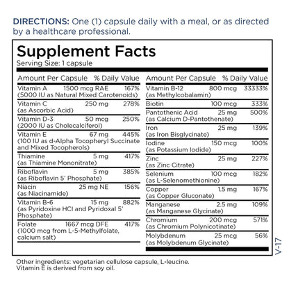 Metabolic Maintenance FemOne – Women's Multivitamin with Iron, Folate, B12, Vitamin D & Biotin (90 Capsules)