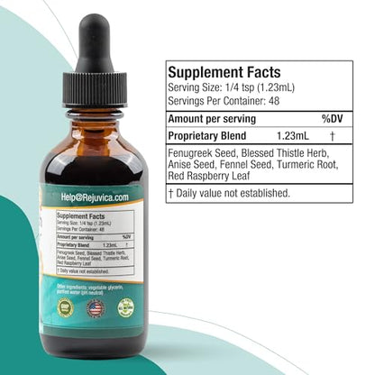 Rejuvica Health NatalNourish – Advanced Lactation Support Liquid for Milk Supply