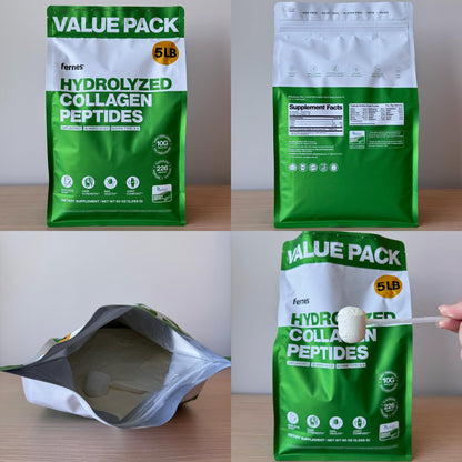 Fernes Collagen Powder 5LB – Type I & III, Flavorless & Odorless