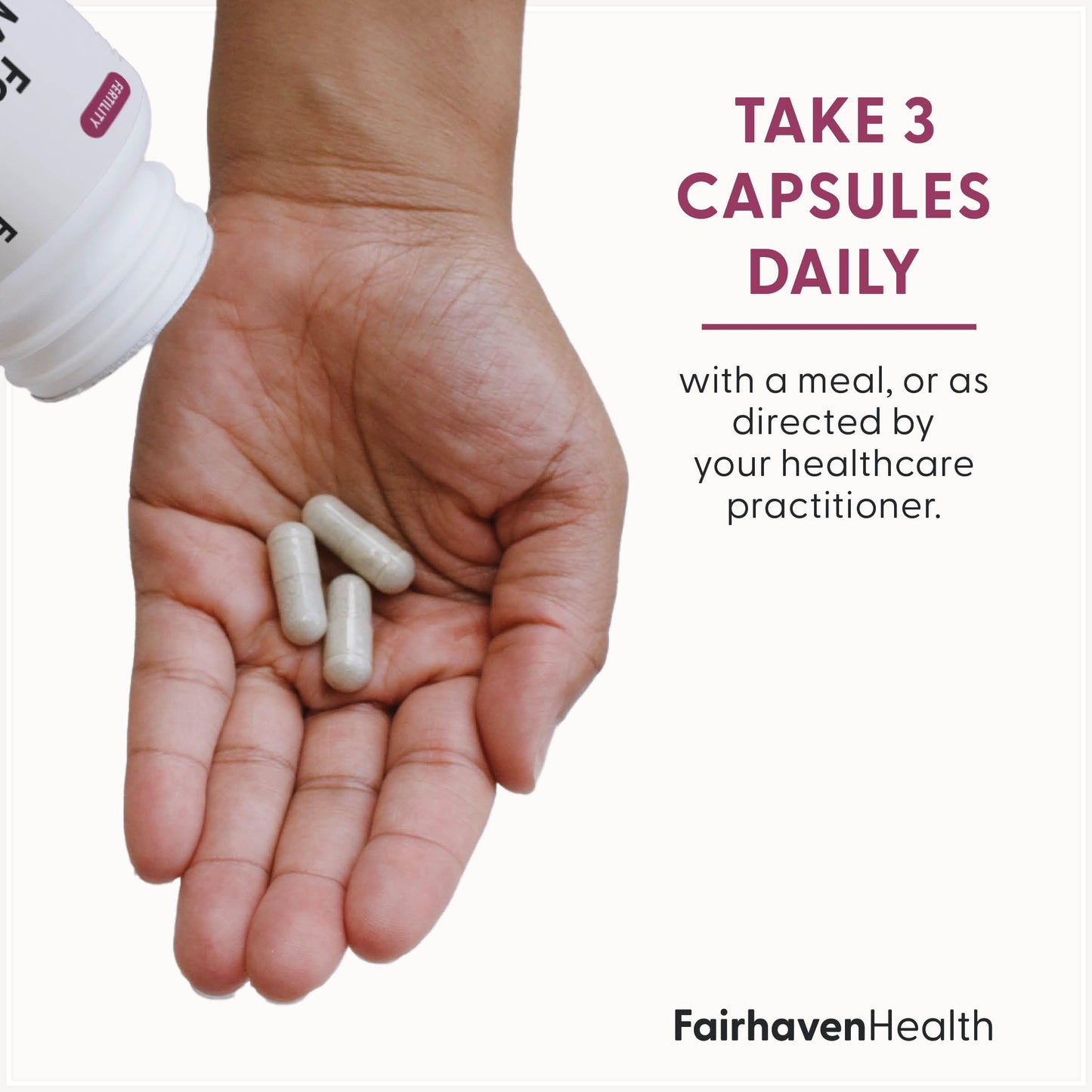 Fairhaven Health FertilAid for Women | Prenatal Vitamin for Fertility Support with Vitex & Folate | 180 Capsules