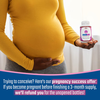 Fertility Blend Daily Wellness for Women — 3 Pack Fertility Supplements for Conception & Cycle Support